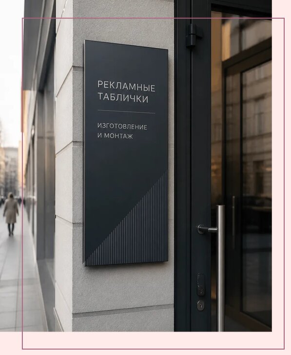 Рекламные таблички в Орехове-Зуеве по цене от 4689 р. | Аванза-Рхв